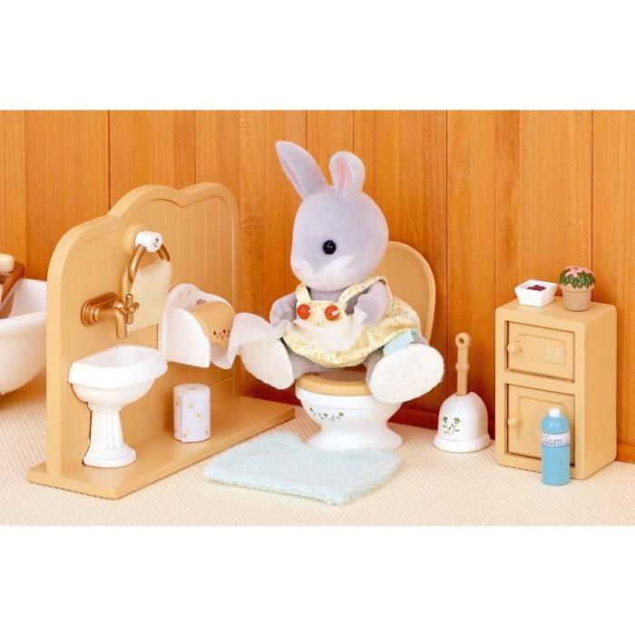 SYLVANIAN FAMILIES 3563 Ensemble toilettes