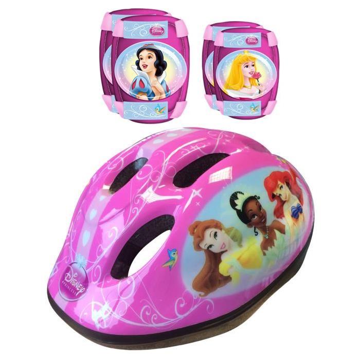 DISNEY PRINCESSES Protection Rollers Casque + Coudieres/Genouilleres