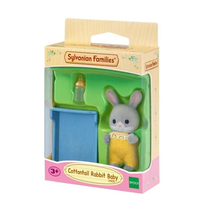 SYLVANIAN FAMILIES 3405 Bébé Lapin Gris