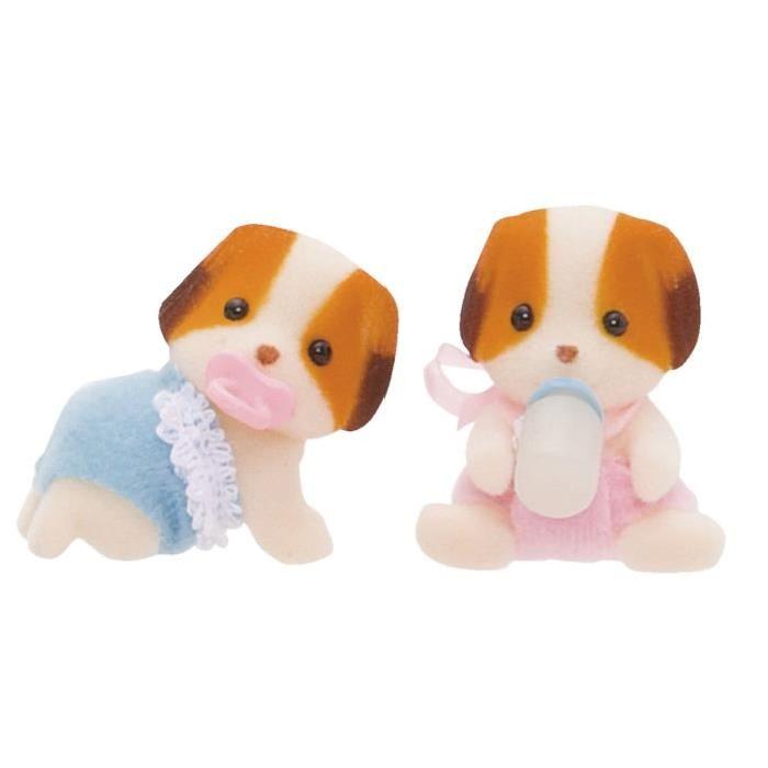 SYLVANIAN FAMILIES 3241 Jumeaux Chien Chiffons