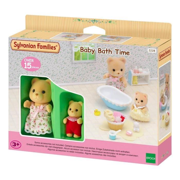 SYLVANIAN FAMILIES 2228 Le bain de bébé Ours