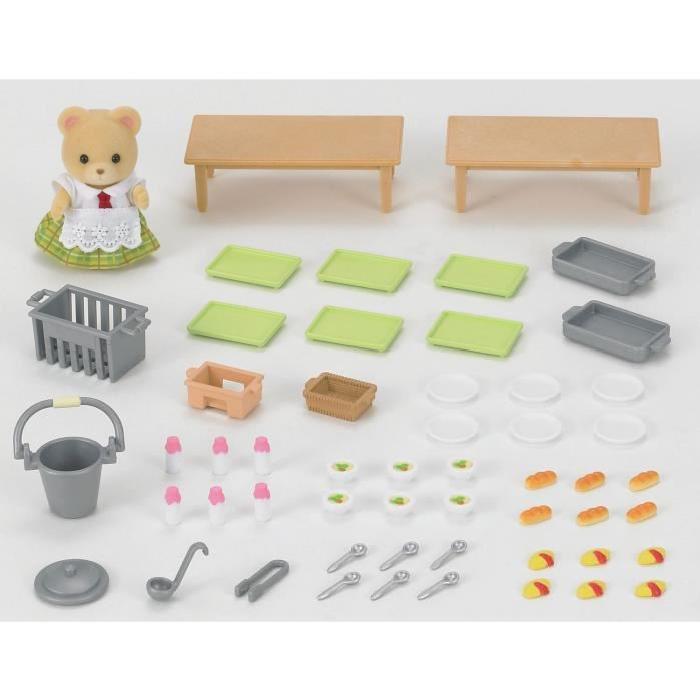 SYLVANIAN FAMILIES 5108 Set Déjeuner Scolaire