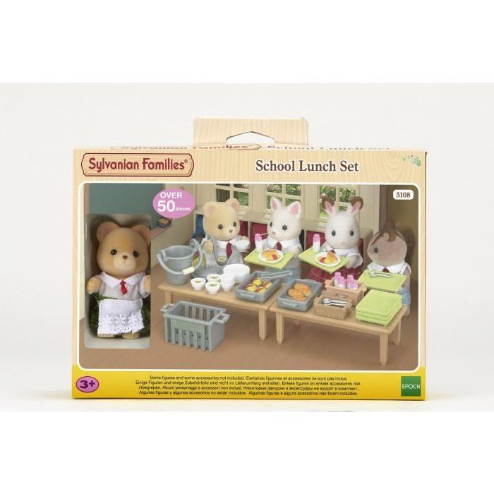 SYLVANIAN FAMILIES 5108 Set Déjeuner Scolaire