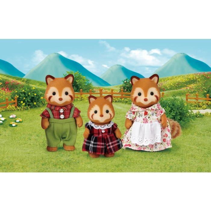 SYLVANIAN FAMILIES 5215 Famille Panda Roux