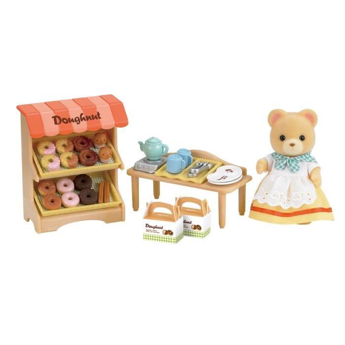 SYLVANIAN FAMILIES 5239 Stand De Donuts Et Figurine