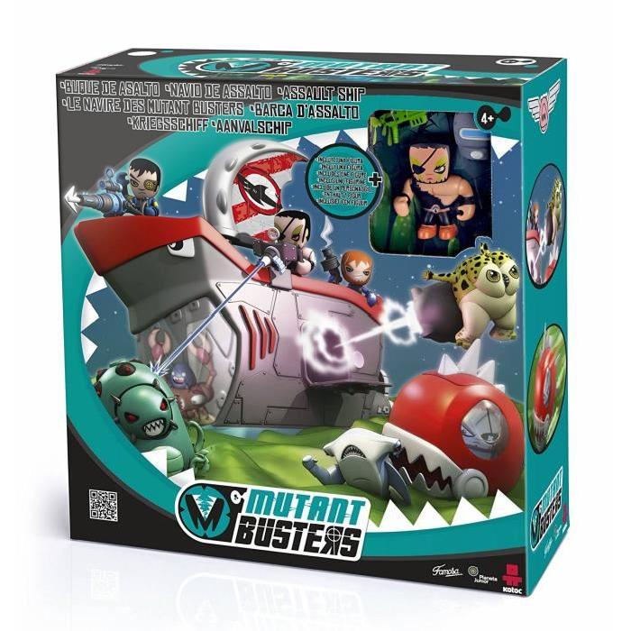 MUTANT BUSTERS - Le Navire d'assault + 1 figurine