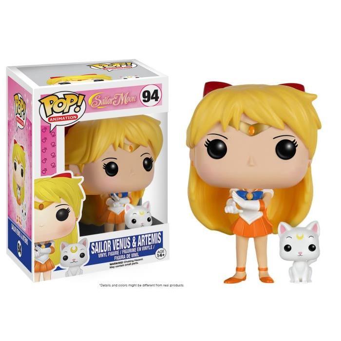 Figurine Funko Pop! Sailor moon : Sailor Venus avec artemis