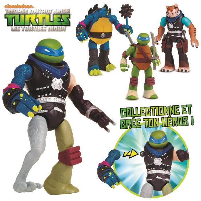 TORTUES NINJA Mutation Figurine Articulée (Mix N' Match) Leonardo 12 cm