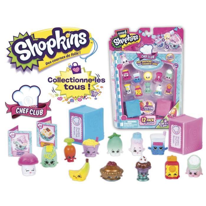 SHOPKINS Blister de 12 Pack + 2 Livres de Rangement