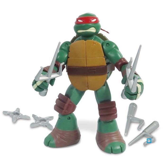 TORTUES NINJA Battle Shell Figurine Raphael 14 cm