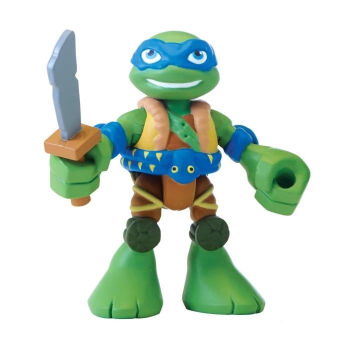 HALF SHELL HERoeS 2 Personnages de 6 cm Leo & Pteranodon