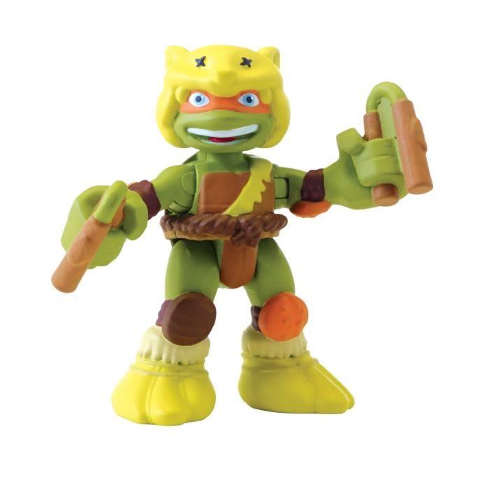 TORTUES NINJA Half Shell Heroes Figurines Mikey & Raptor