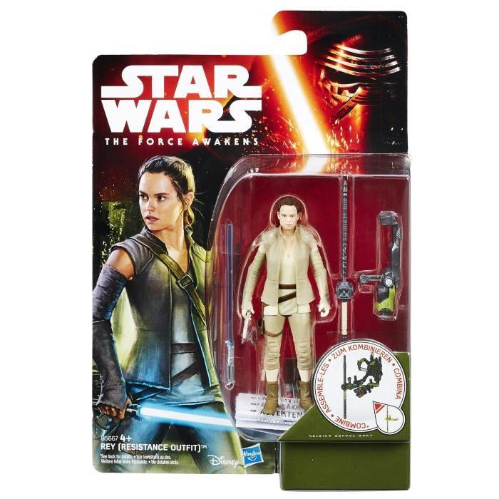 STAR WARS Figurine REY résistance 10cm