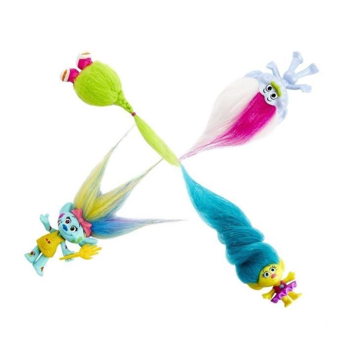 TROLLS Figurines 12,5 Cm Pack De 4