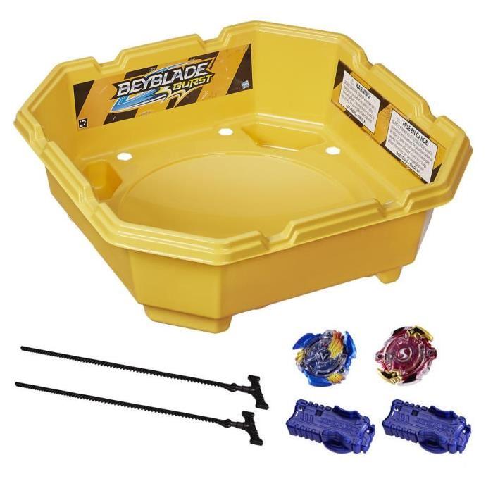 BEYBLADE Set de combat - arene + 2 toupies