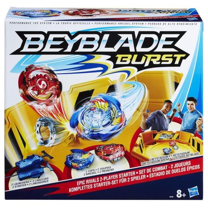 BEYBLADE Set de combat - arene + 2 toupies