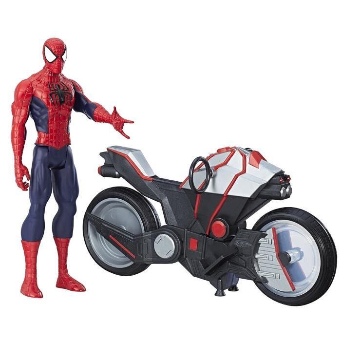 SPIDERMAN Titan - Figurine 30cm et Véhicule