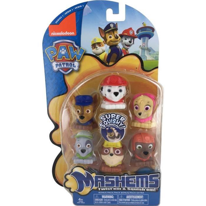 Mash'ems - pack deluxe 6 figurines Pat'Patrouille - saison 1