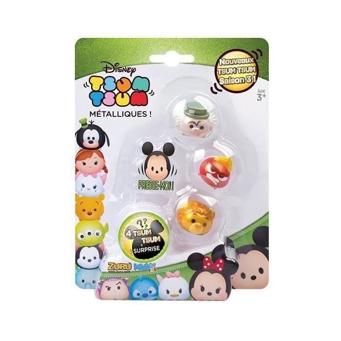 Pack de 4 Tsum-Tsum métalliques