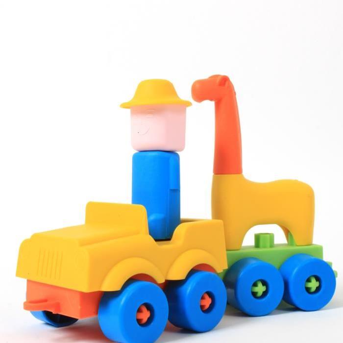 MGM Oliver l'explorateur - Train et personnages - 20 pieces - Moyen modele - Mixte - A partir de 2 ans