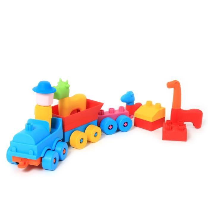 MGM Oliver l'explorateur - Train et personnages - 29 pieces - Grand modele - Mixte - A partir de 2 ans