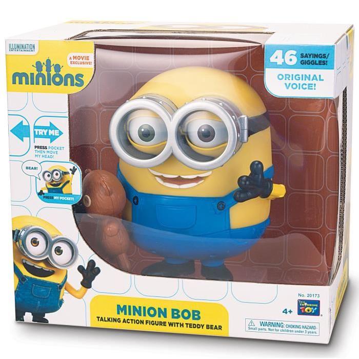 LES MINIONS Figurine Parlante Bob 20 cm