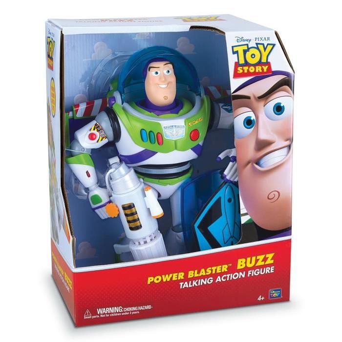 TOY STORY Figurine électronique Buzz l'Eclair Power Blaster 30cm