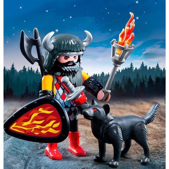 PLAYMOBIL 5385 Guerrier avec Loup