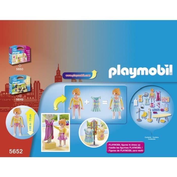 PLAYMOBIL 5652 Valisette Créatrice de Mode