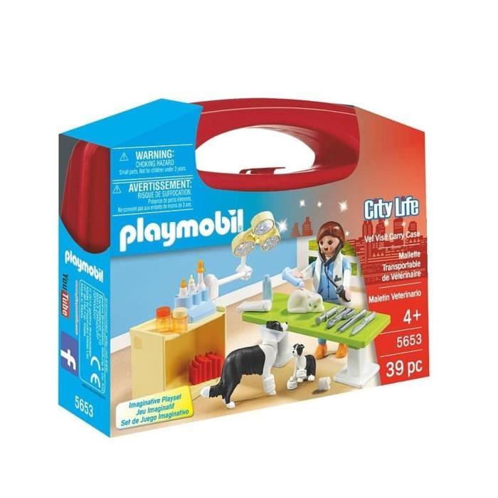 PLAYMOBIL 5653 Valisette Vétérinaire