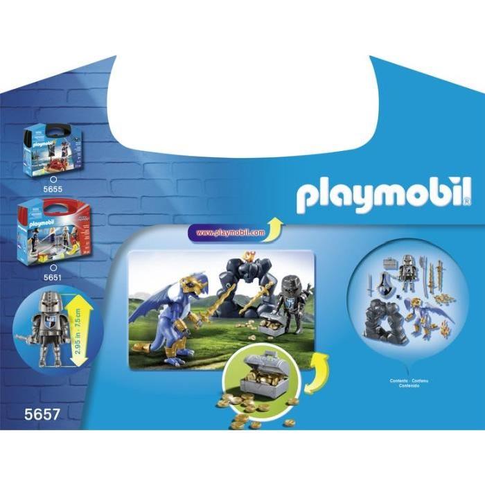 PLAYMOBIL 5657 Valisette Chevaliers du Dragon