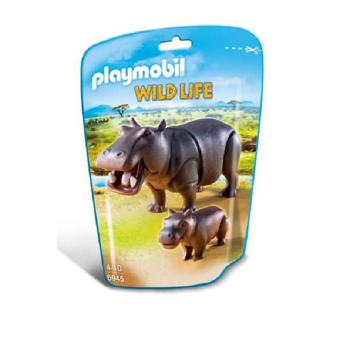 PLAYMOBIL 6945 Hippopotame et son Petit