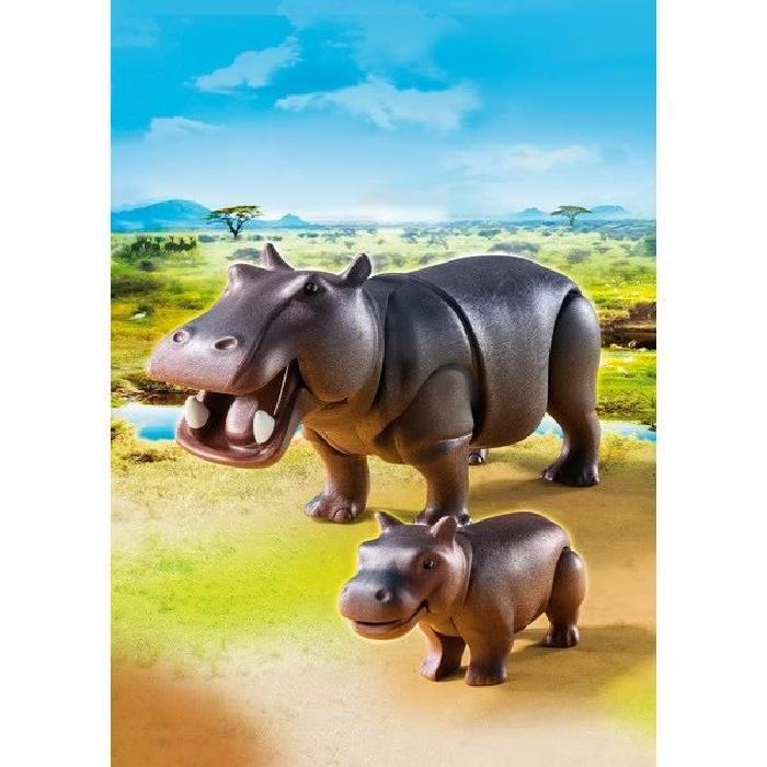 PLAYMOBIL 6945 Hippopotame et son Petit