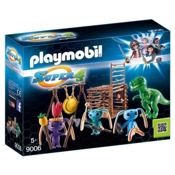 PLAYMOBIL 9006 Tribu d'Alien avec Bébé Tyrannosaure