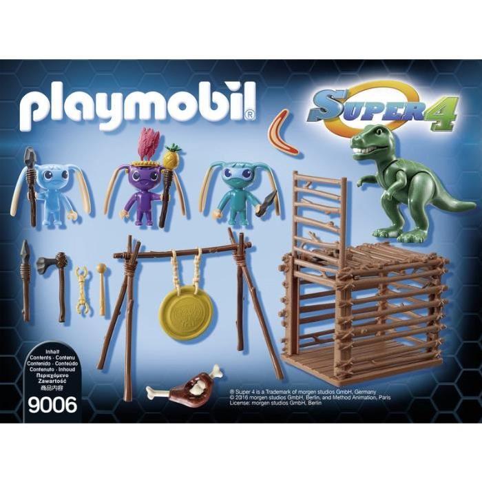 PLAYMOBIL 9006 Tribu d'Alien avec Bébé Tyrannosaure