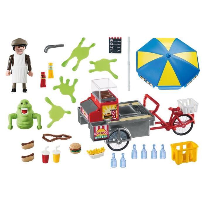 PLAYMOBIL 9222 Ghostbusters Editions Limitées Bouffe-tout avec stand de hot-dog