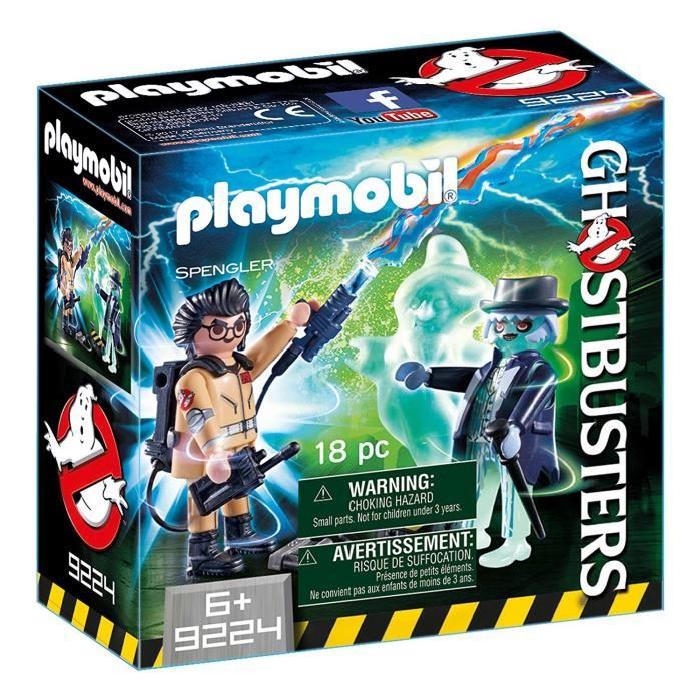 PLAYMOBIL 9224 Ghostbusters Editions Limitées Spengler et Fantôme