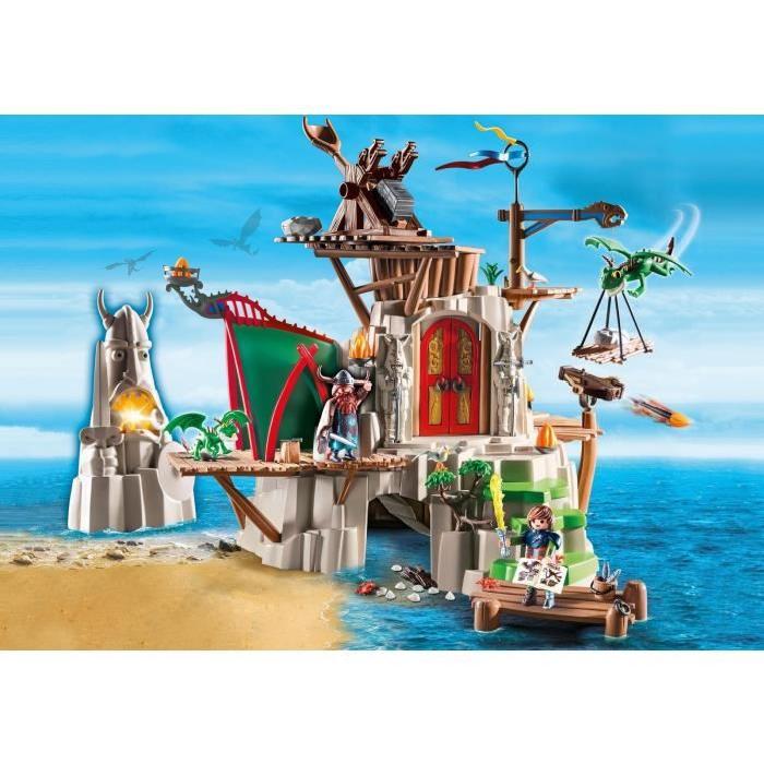 PLAYMOBIL 9243 Dragons Campement de l'île de Beurk Editions Limitées