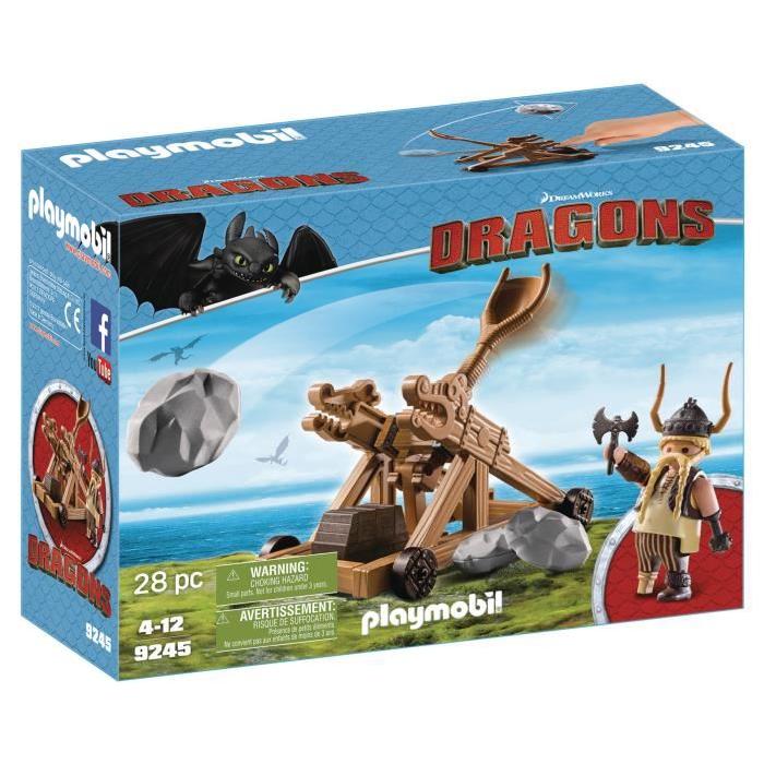 PLAYMOBIL 9245 Dragons Gueulfor avec catapulte Editions Limitées