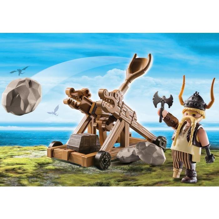 PLAYMOBIL 9245 Dragons Gueulfor avec catapulte Editions Limitées