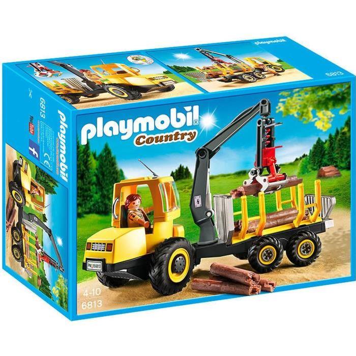 PLAYMOBIL 6813 Porteur avec Bûcheron