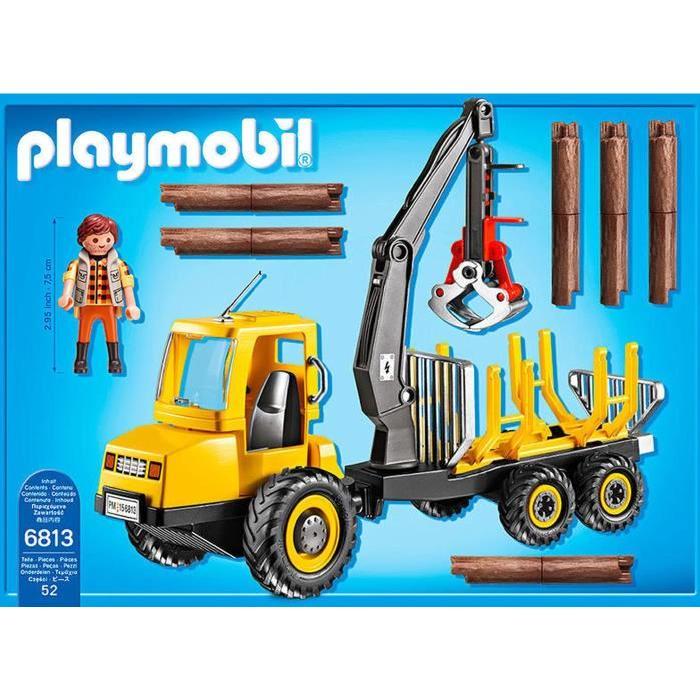 PLAYMOBIL 6813 Porteur avec Bûcheron