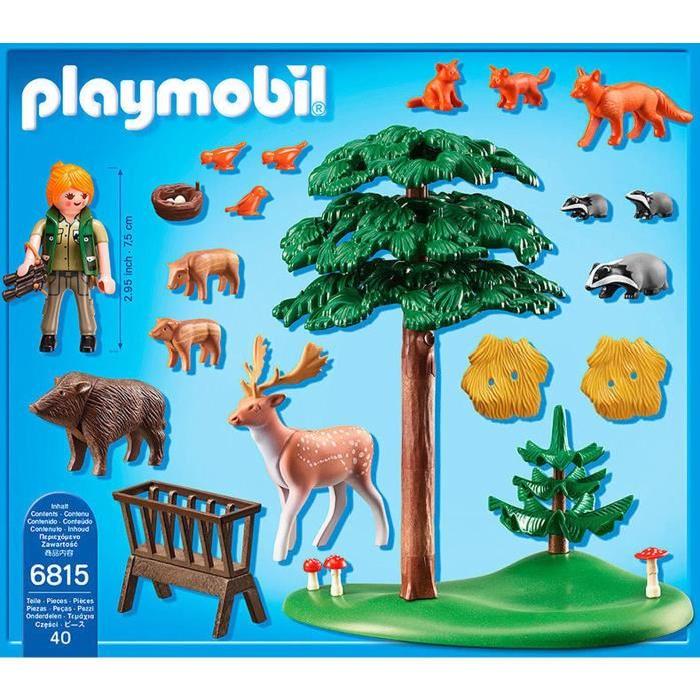 PLAYMOBIL 6815 Garde Forestiere avec Animaux