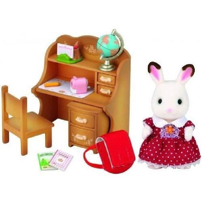 SYLVANIAN FAMILIES 5016 Set Bureau+Fille Lapin