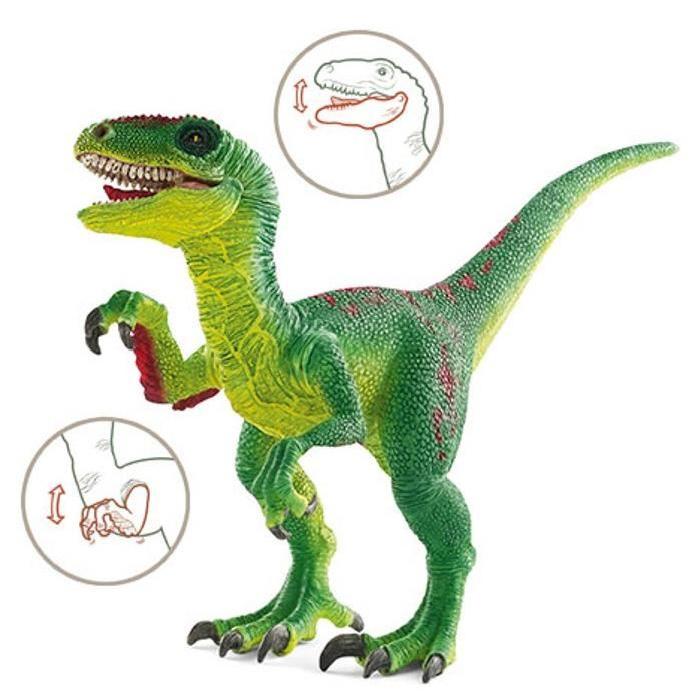 SCHLEICH Figurine Vélociraptor Vert