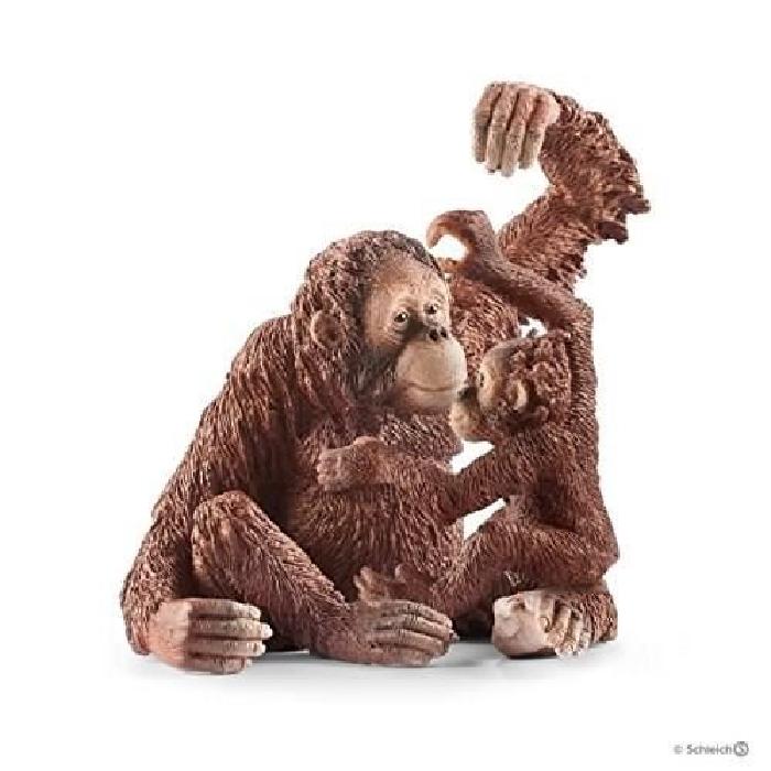 SCHLEICH Figurine Orang-Outan, Femelle