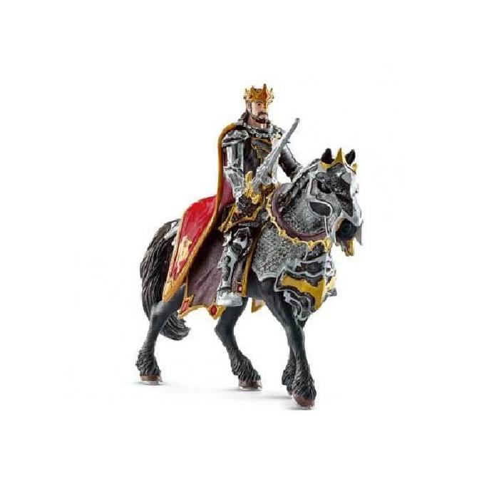 SCHLEICH Figurine Chevalier Dragon Roi a Cheval