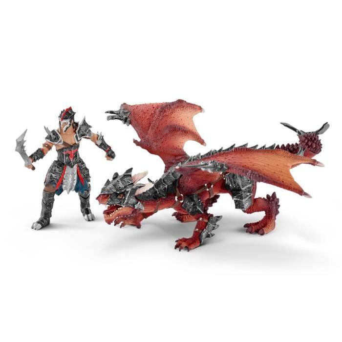 SCHLEICH Figurine Guerrier Avec Dragon