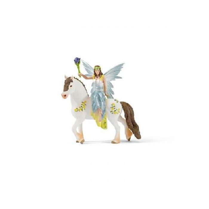 SCHLEICH Figurine Eyela En Habits De Cérémonie a Cheval