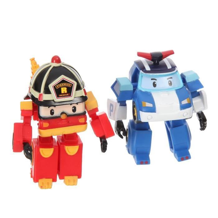 ROBOCAR Pack de 5 figurines 8 cm